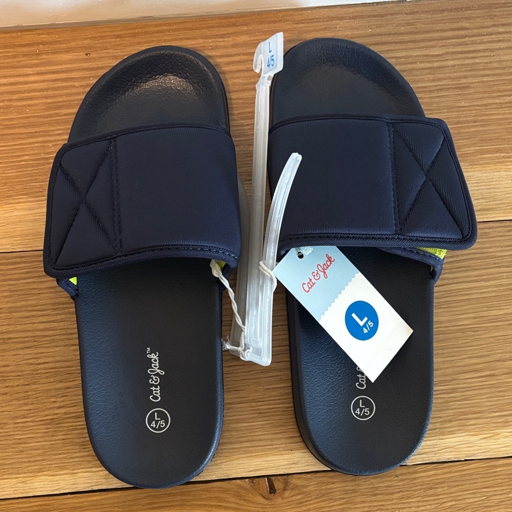 Cat & Jack Dark Blue Slide Sandals